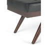 Pierce Mid Century Modern Rectangle Ottoman Bench