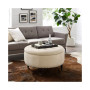 Elizabeth Hidden Storage Round Ottoman