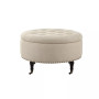Elizabeth Hidden Storage Round Ottoman