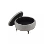 Elizabeth Hidden Storage Round Ottoman