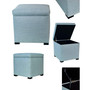Tami Button Tufted Upholstered Storage Ottoman