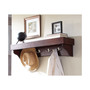 Shaker Cottage Coat Hooks with Tray Shelf