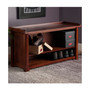 Milan Bench with Storage Shelf