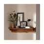 Alpine Natural Live Edge Wood 48" Mantel Shelf