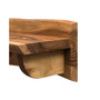 Alpine Natural Live Edge Wood 48" Mantel Shelf