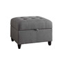 Vallejo Storage Ottoman with Button Tufting