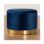 Furniture Marisa Glam and Luxe Upholstered Storage Ottoman