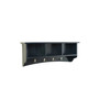 Shaker Cottage Storage Coat Hook, Charcoal Gray