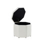 Nova Upholstered Octagon Storage Ottoman