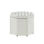 Nova Upholstered Octagon Storage Ottoman