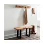 Alpine Natural Live Edge Wood 36" Coat Hooks