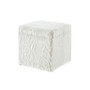 Lilly Faux Fur Storage Cube Ottoman