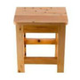 10"x10" Square Wooden Bench or Stool Multi-Purpose Accessory