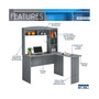 Techni Mobili L-Shaped Desk w/ Hutch