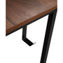 Wood L-Shape with Storage Shelves Industrial Desk