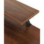 Wood L-Shape with Storage Shelves Industrial Desk