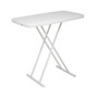 Folding Table Writing Desk with Adjustable Height for Study Office Home Use