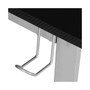 Warrior L-Shaped Gaming Desk, Black