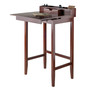 Transitional Archie High Desk, Walnut