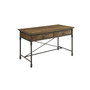 Pearce Rustic Industrial Style 2 Drawer Desk for Livingroom, Office, Entryway