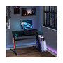 47" Computer Gaming Desk w/ LED Lighting Strips & Headphone Hook