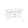 Avalon Solid Wood Writing Office Desk