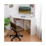 Corner Computer Desk Triangle Writing Workstation w/ Storage Shelf