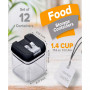 12 Piece Food Storage Containers, 0.5 Liter
