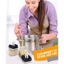 12 Piece Food Storage Containers, 0.5 Liter