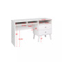 Milo Desk with Side Storage and 2 Drawers