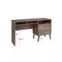 Milo Desk with Side Storage and 2 Drawers