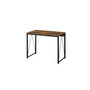 Zaidin Writing Desk, Weathered Oak & Black Finish 92600