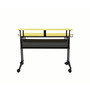 Suitor Computer Desk, Yellow & Black 92904