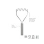 Silicone & Stainless Steel Potato Masher