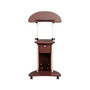 Techni Mobili Sit-to-Stand Rolling Adjustable Laptop Cart