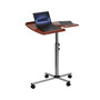 Angle And Height Adjustable Mobile Laptop Computer Table With Top