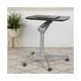 Mobile Sit-Down, Stand-Up Ergonomic Computer Desk - Standing Desk