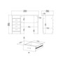 Tvilum Warner 4-Drawer Desk