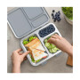 Kids Stainless Steel Leak-Resistant Lunch Box (Blue)
