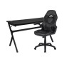 Gaming Desk Bundle - Cup & Headphone Holders/Mouse Pad Top