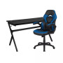 Gaming Desk Bundle - Cup & Headphone Holders/Mouse Pad Top