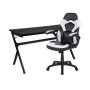 Gaming Desk Bundle - Cup & Headphone Holders/Mouse Pad Top