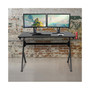 Computer Table Gaming Desk - Headphone Holder And 2 Cable Management Holes