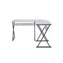 Zafiri Writing Desk, White & Black Finish 92812