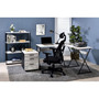 Zafiri Writing Desk, White & Black Finish 92812