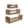 Floating Shelves, Set of 3