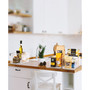 Clear Fridge Organizer Bins with Handles, Set of 4