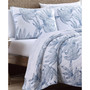Tommy Bahama Kayo Blue Reversible 2-Piece Twin Quilt Set