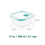 Purely Better™ Vented 8-Pc. Glass Food Storage Containers, 17-Oz.