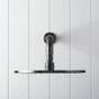 Wall Shower Arm And Head Gunmetal 250mm
